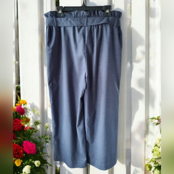 H&M High Waist Belted Ankle Length Palazzo Pants ๐ - Picture 2 of 8